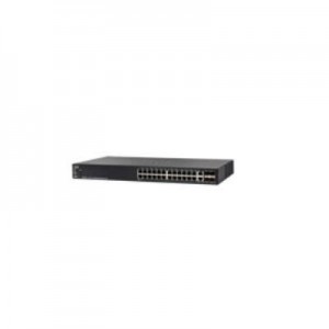 Cisco switch: SF550X-24P-K9 - Zwart