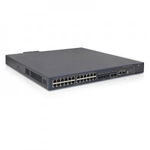 Hewlett Packard Enterprise switch: 5500-24G-PoE+-4SFP HI - Zwart