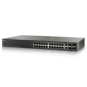 Cisco switch: SG500X-24 - Zwart