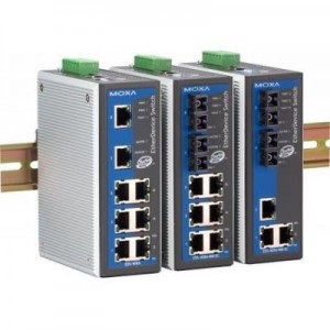 Moxa switch: EtherDevice™ Switch EDS-408A, Multi Mode, ST Connector x 2