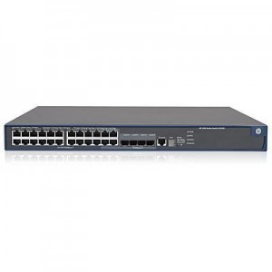 Hewlett Packard Enterprise switch: ProCurve 5500-24G-PoE+ SI - Zwart