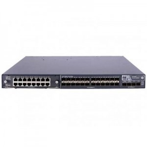 Hewlett Packard Enterprise switch: 5800-24G-SFP Switch w/1 Interface Slot - Grijs