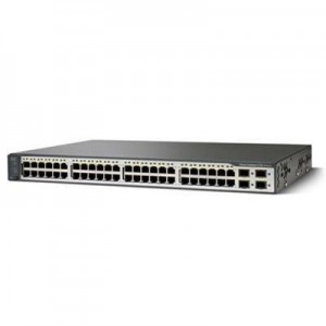 Cisco switch: 48 Ethernet 10/100 ports & 4 SFP Gigabit Ethernet ports (Refurbished LG)