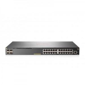 Hewlett Packard Enterprise switch: Aruba 2930F 24G PoE+ 4SFP+ TAA - Grijs