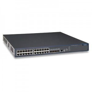 Hewlett Packard Enterprise switch: BladeSystem 4800-24G-PoE - Zwart