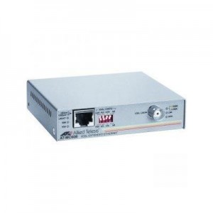 Allied Telesis switch: 100Mbps, 2km, 50-75Ohm, DIP, MDI/MDI-X, Grey - Grijs