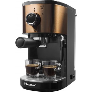 Bestron AES1000CO espressomaker / espressomachine koper look