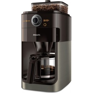 Philips Grind & Brew HD7768/80 - Koffiezetapparaat - Zwart/Grijs