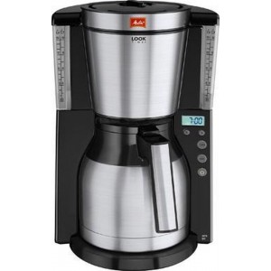 Melitta Look IV Therm Timer - Filter-koffiezetapparaat - Zilver