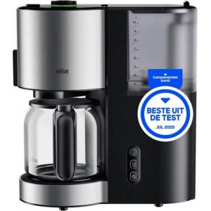 Braun - KF 5120 BK - koffiezetapparaat - glazen kan