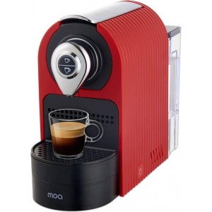 MOA Koffiecupmachine - Koffieapparaat voor cups -espresso & lungo - Rood - ECM201R