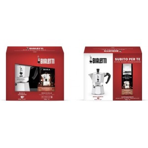 Bialetti Moka Express - met gratis koffie - aluminium - zilver - 3 kops