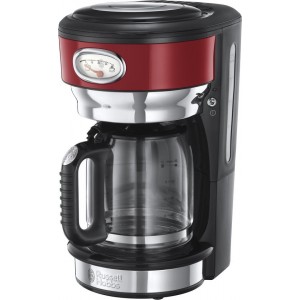 Russell Hobbs Retro - Groot Koffiezetapparaat - Ribbon Red