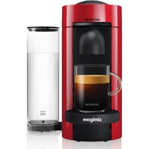 Magimix Nespresso - Vertuo Plus - Koffiecupmachine - Zwart/Rood