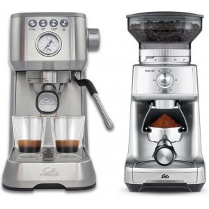 Solis Barista Perfetta Plus 1170 Pistonmachine + Solis Caffissima Grinder 1611