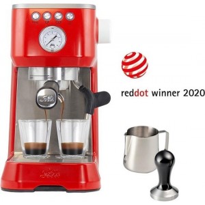 Solis Barista Perfetta Plus 1170 - Pistonmachine - Rood