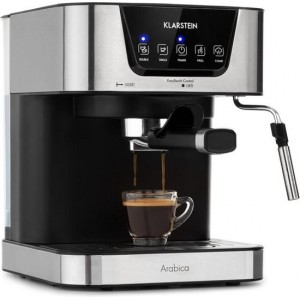 Arabica espressomachine 1050W 15 bar 1,5 L touchpaneel rvs