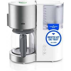 Braun - KF 5120 WH - koffiezetapparaat - glazen kan