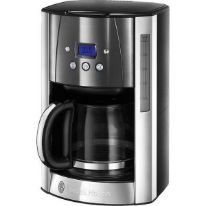 Russell Hobbs 23241-56 Luna Moonlight Grey -  Koffiezetapparaat met glazen kan - Grijs