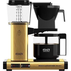 Filterkoffiemachine KBG Select, Brushed Brass – Moccamaster