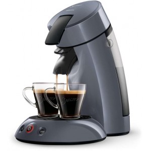 Philips Senseo koffiezetter – blauw – Crema Plus – 1 of 2 koffie tegelijk