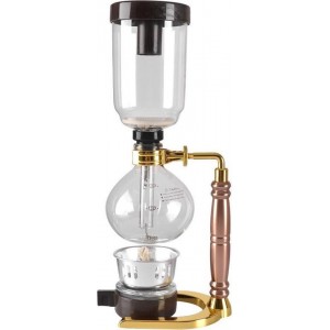 Syphon Coffee Maker, Japanse style Siphon koffiezet apparaat , Slow Koffie Goud