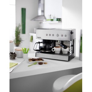 Magimix 11423 Espresso & Filtre Automatic - Combinatie Espressomachine - Mat Chroom