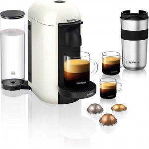 Krups YY3916FD Nespresso-koffiezetapparaat Vertuo + Plus capsules Espresso Lungo-mok Alto White