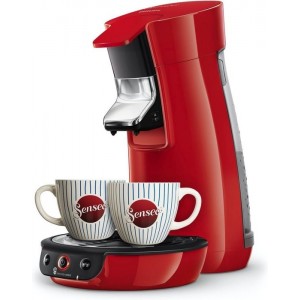 Philips Senseo Viva Café HD6563/88 - Koffiepadapparaat met kopjes - Rood