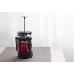 Biggcoffee FY04 French Press -RVS en kunstof-Borosilicaatglas-350 ml