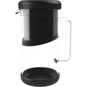 Barista & Co One Brew Koffiezetter Groot - Kunststof/Glas - 10x7.5x14.5 cm - Zwart