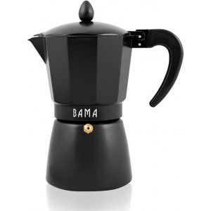 Bama Espresso Maker Barista 6 Kops - Mat Zwart