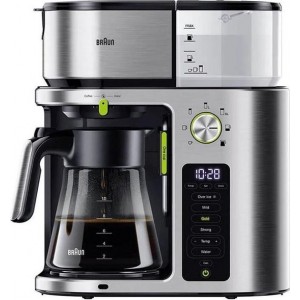 Braun KF9170SI MultiServe Koffiezetapparaat RVS/Zwart