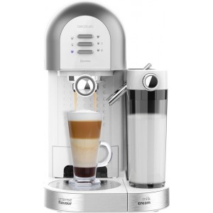 Cecotec Koffiecupmachine met melkopschuimer - Espressomachine - Wit