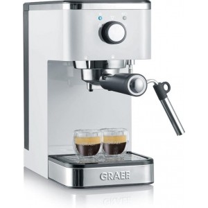 Graef Espresso piston machine ES401 compact 14 cm breed 1400 Watt Wit