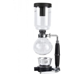 Syphon Coffee Maker, Japanse style Siphon koffiezet apparaat , Slow Koffie Zwart