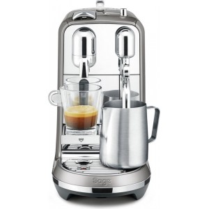 Nespresso Sage Creatista Plus SNE800SHY2ENL1 Smoked Hickory - Koffiecupmachine - RVS