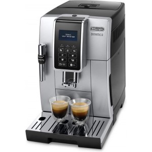 DeLonghi DINAMICA ECAM 350.35.SB Vrijstaand Volledig automatisch Espressomachine Zwart, Zilver