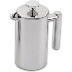 Cafè Ole Dubbelwandige Cafetiere 3 Cup - Gepolijst - 0,31L - Café Ole