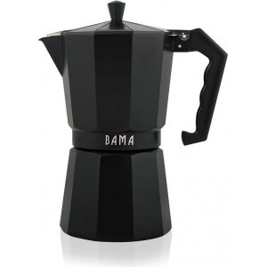 Bama Espresso Maker Doppio 6 Kops - Mat Zwart