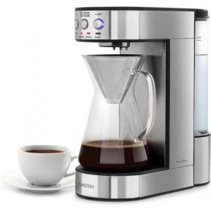 Perfect Brew koffiezetapparaat 1800W glazen kan edelstaal zilver