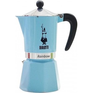 Bialetti Rainbow Azzurro Percolator 300ml – 6 kops