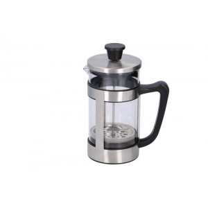 Alpina cafetière - 1l - 8 koffie - RVS/ glas/ kunststof