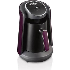 Arzum OKKA Minio Purple - Turkse Koffiemachine - Zwart & Violet | 4 kopjes | OK004-MD - Black & Purple | Turkish Coffee Maker