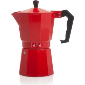 Bama Espresso Maker Doppio 6 Kops - Rood