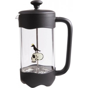 Biggdesign-Mr. Allright Man-French Press-Skull-1000ML-Borosilicaat