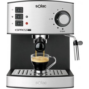 Solac CE4480 Vrijstaand Half automatisch Espressomachine 1.2l 2kopjes Roestvrijstaal koffiezetapparaat