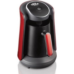 Arzum OKKA Minio Red - Turkse Koffiemachine - Zwart & Rood | 4 kopjes | OK004-R - Black & Red | Turkish Coffee Maker