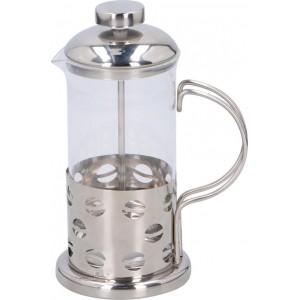 Alpina Koffiezetter 350 Ml Rvs/glas 17,8 X 8,6 Cm Zilver/transparant