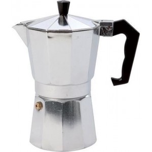 Espressomaker aluminium 6 kops